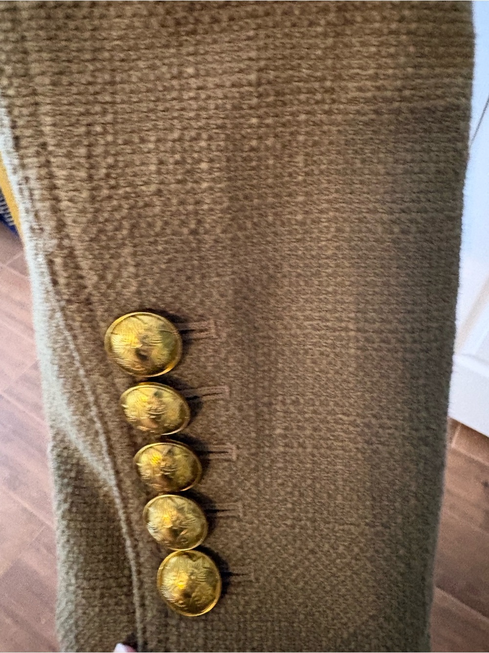 Veronica Beard Sonoma Jacket in Army and Loden Military Utility with Belt Size 8 - Picture 4 of 10